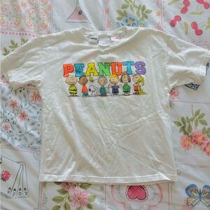 ZARA Peanuts Kids White T-Shirt